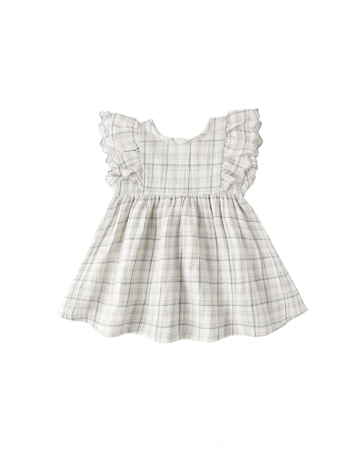 Alina Dress Blue Plaid