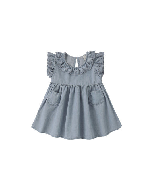 Sophie Dress Lightweight Denim
