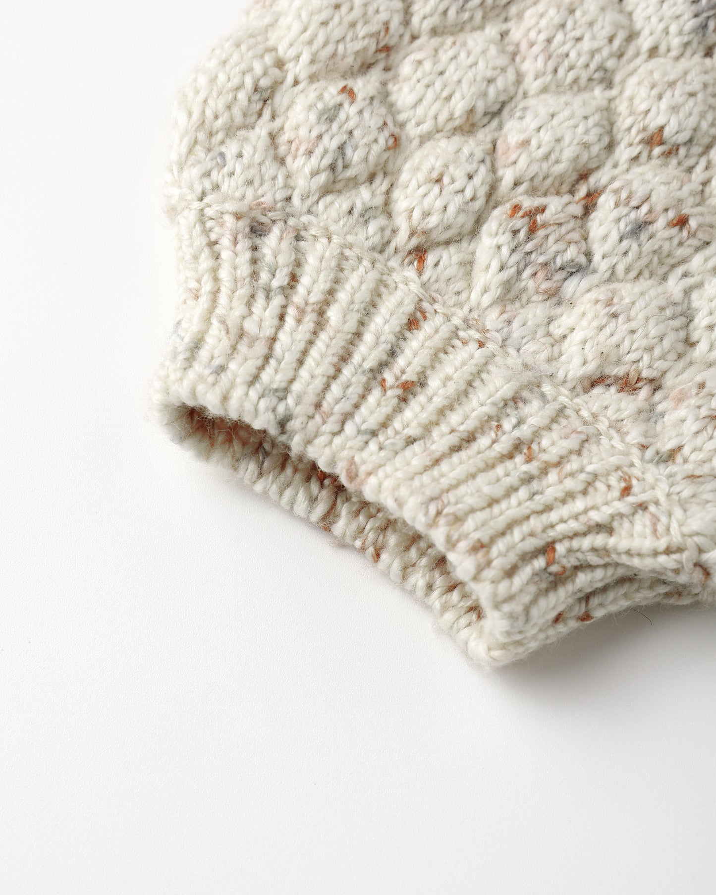 Bubble Knit Cardigan in Natural Confetti