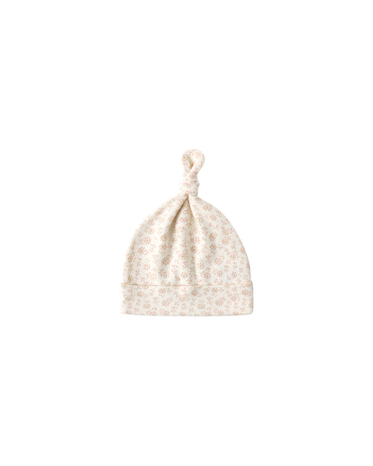 Knotted Baby Hat Ditsy
