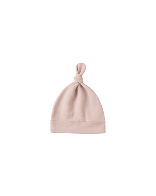 Knotted Baby Hat Blush