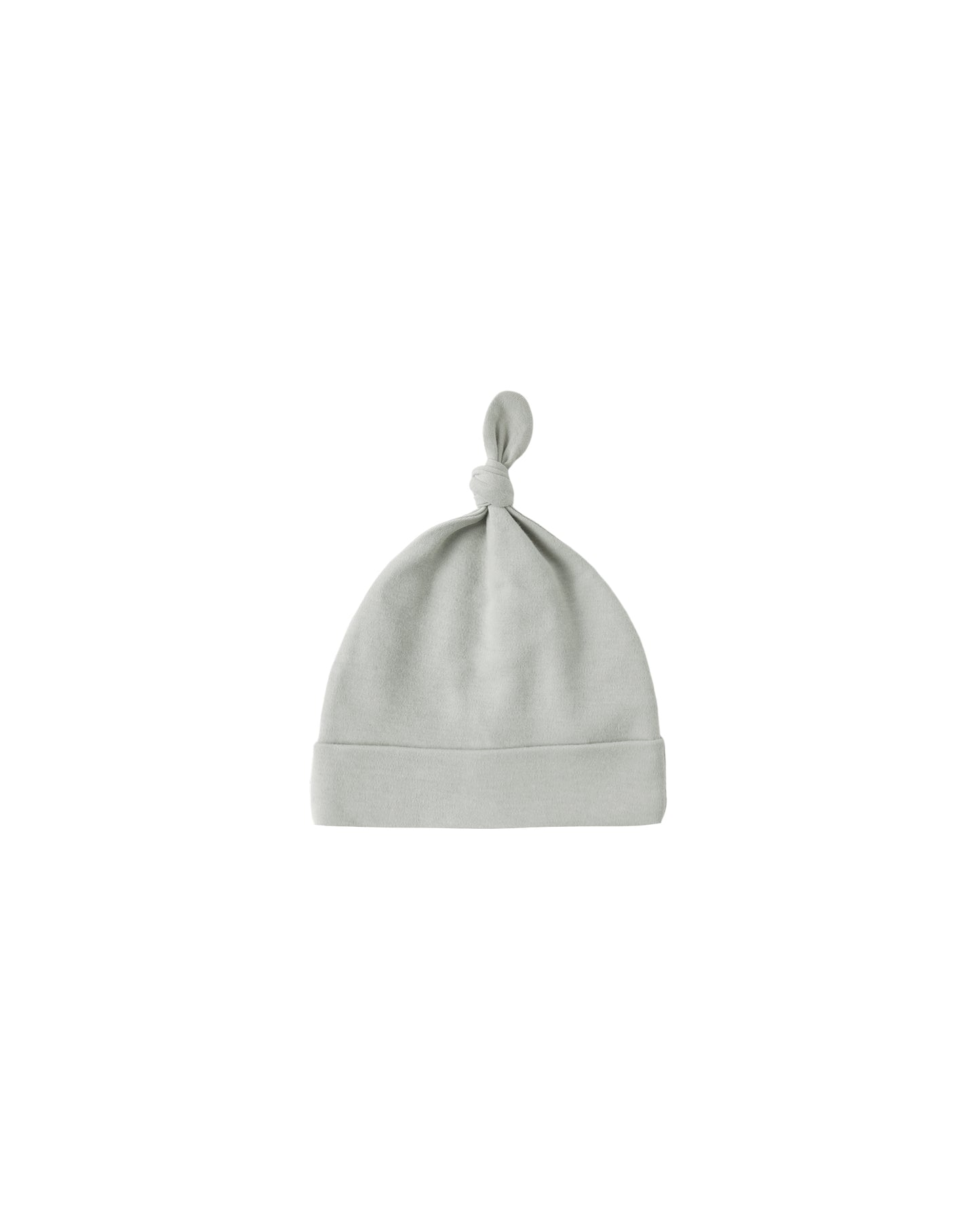 Sage Knotted Baby Hat