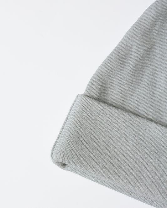 Steel Blue Knotted Baby Hat