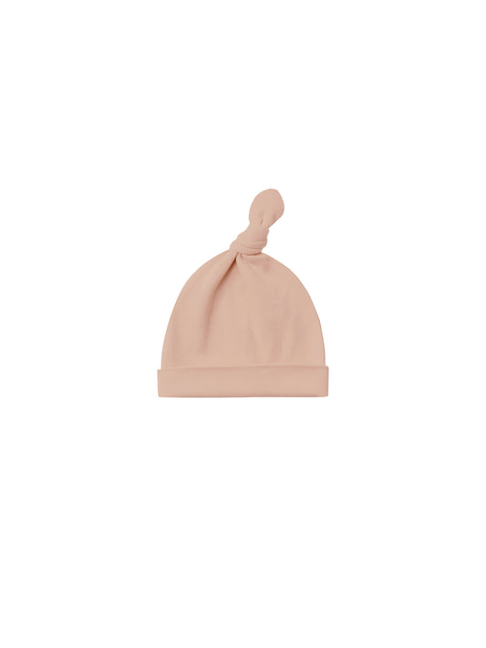 Blush Knotted Baby Hat