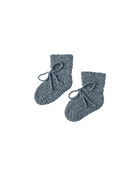 Knit Booties Ocean