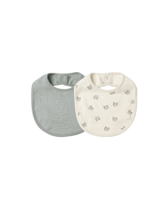 Jersey Snap Bib 2 Pack (design choice)