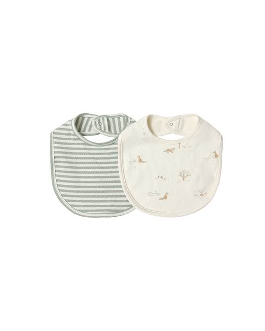 Jersey Snap Bib 2 Pack