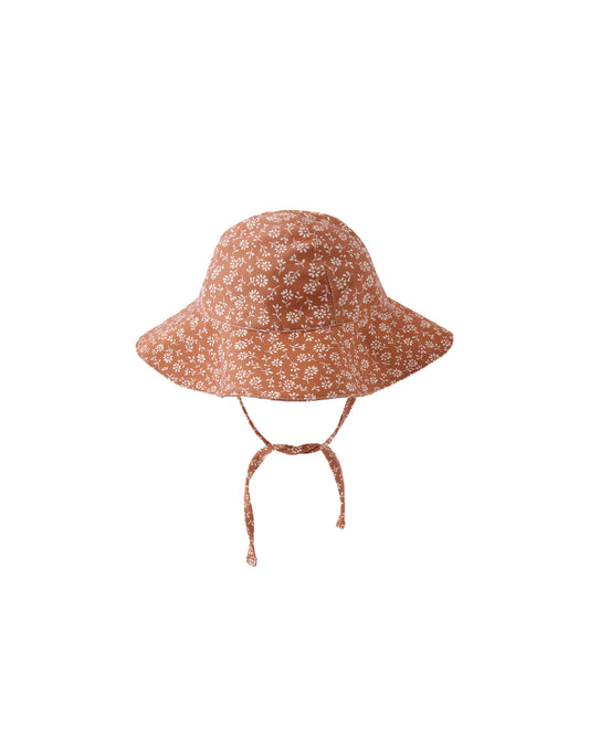 Sun Hat Poppy Floral
