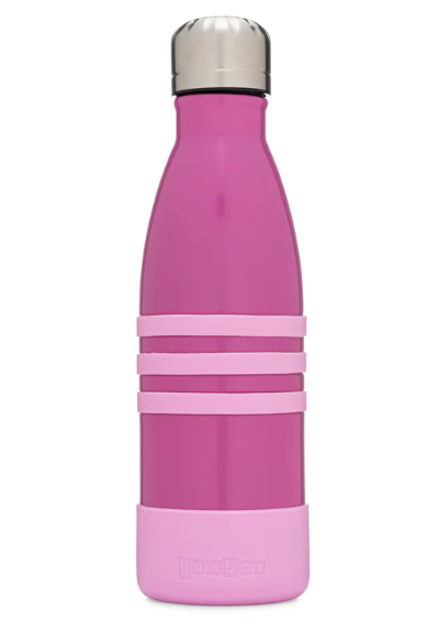 Yumbox Stainless Steel Triple Insulated Pacific Pink Water Bottle 14 oz