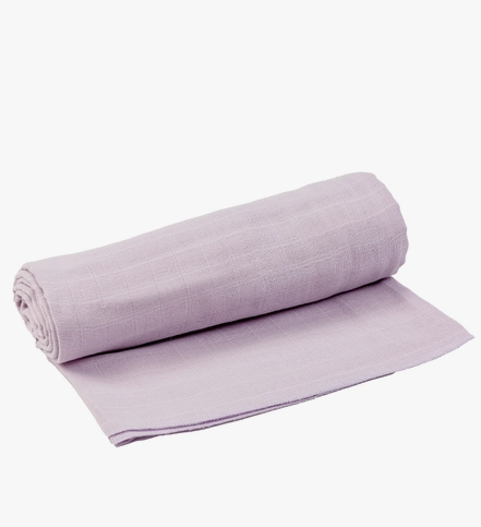 Lavender Muslin Swaddle Blanket