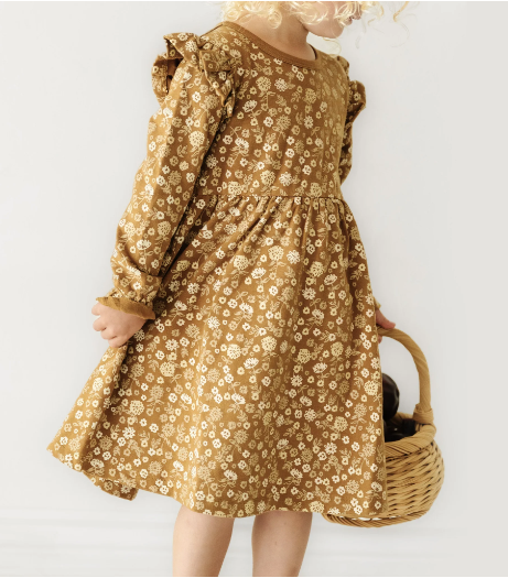 Wildflower Organic Ruffle Dress