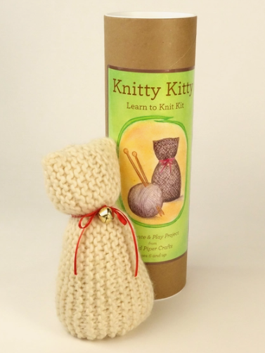 Knitty Kitty Learn to Knit Kit