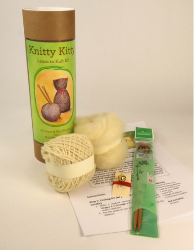 Knitty Kitty Learn to Knit Kit
