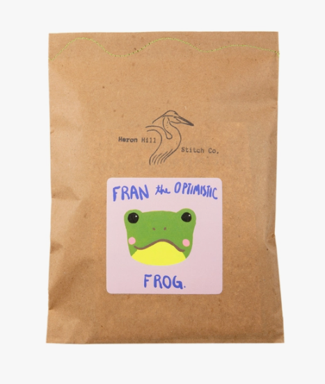 Fran the Optimistic Frog Stitch Kit