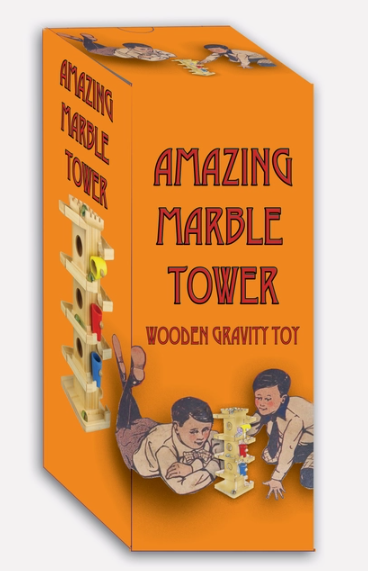 Wooden Marble Tower