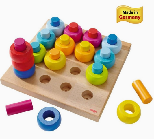 Rainbow Whirls Pegging Game