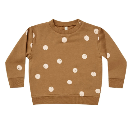 Walnut Polka Dot Sweat Suit