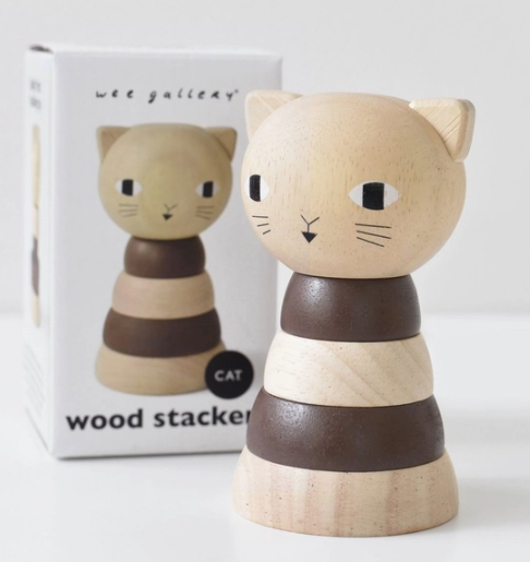 Cat Wood Stacker