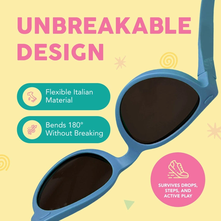 Topanga Peach Hearts Polarized Sunglasses