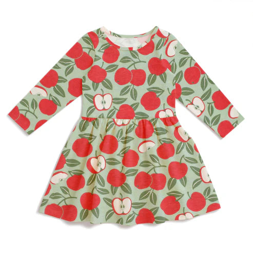 Apples Red & Green Calgary Dress