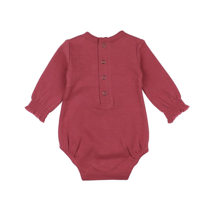 Appleberry Smocked Bodysuit
