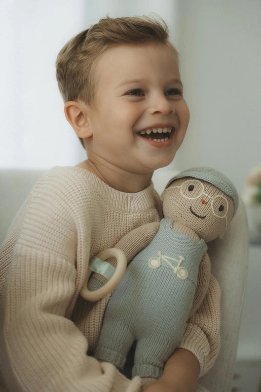 Arlo Knitted Doll & Teether