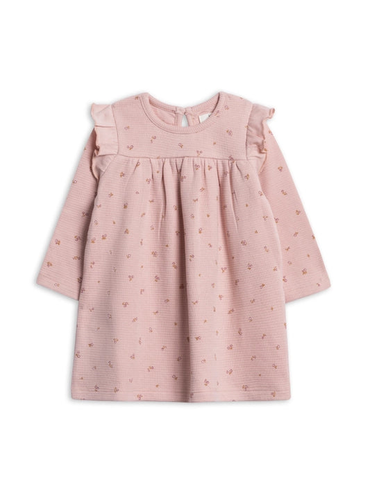 Babette Long Sleeve Waffle Dress