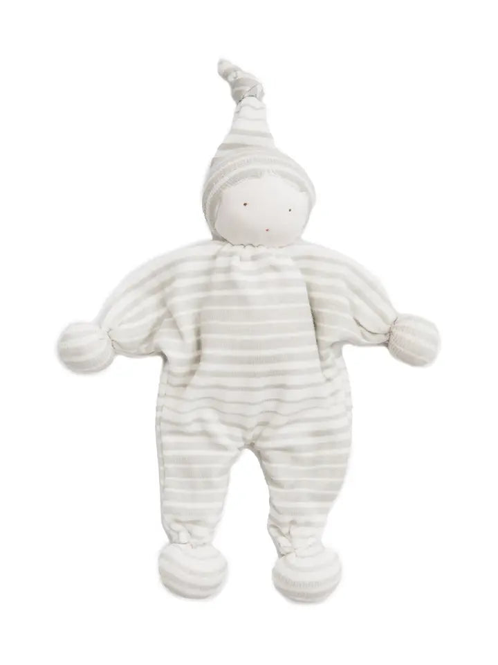 Organic Cotton Grey Ombre Stripe Baby Buddy Lovey