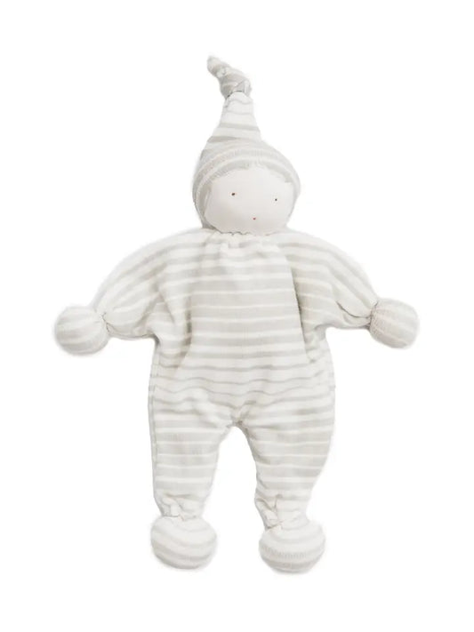 Organic Cotton Grey Ombre Stripe Baby Buddy Lovey