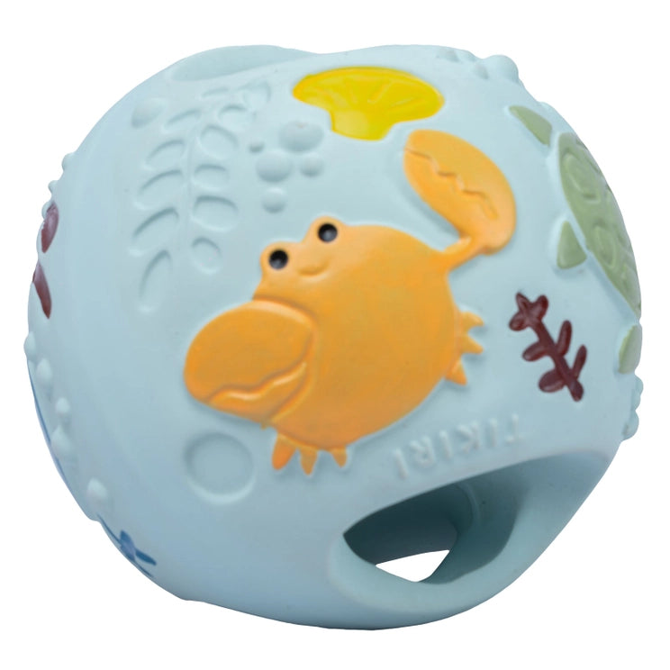 Ocean Natural Rubber Grabbing Rattle Ball