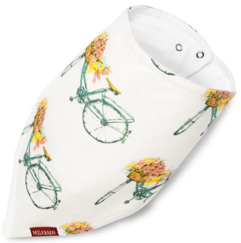 Bicycle Bamboo Three- Layer Kerchief Bib
