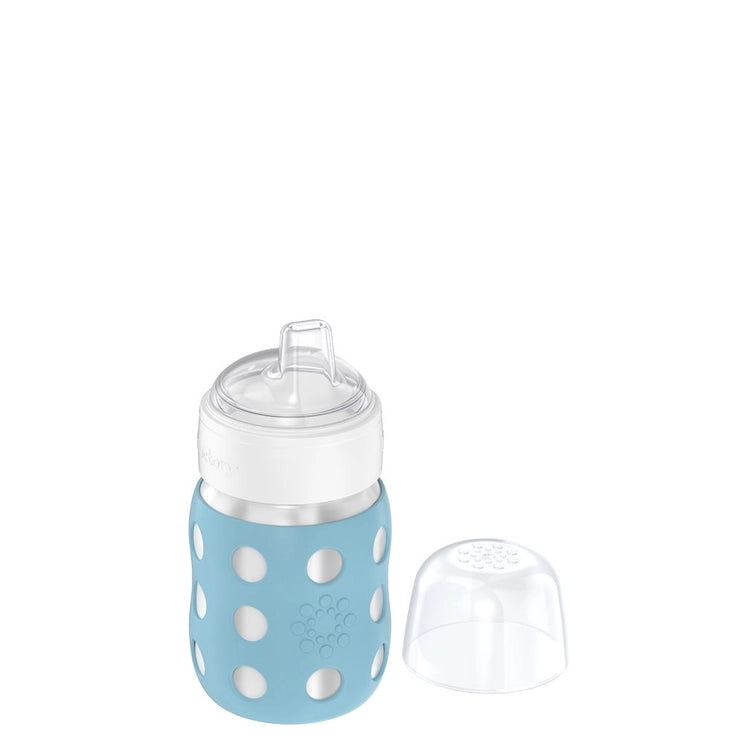 Denim 8oz Stainless Steel Baby Bottle Sippy Spout