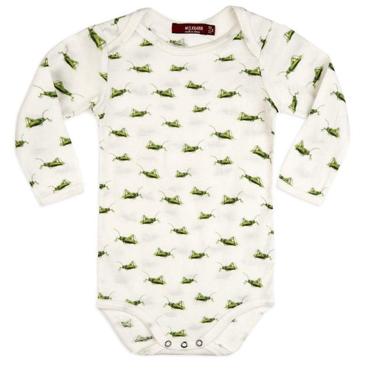 Grasshopper Organic Cotton Long Sleeve One Piece