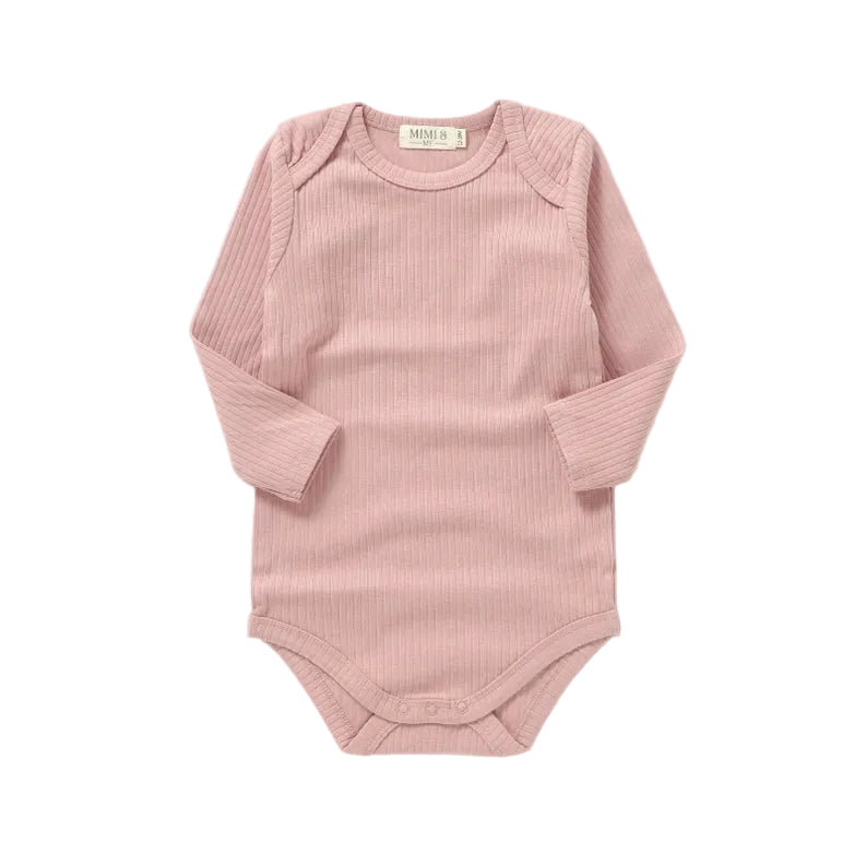Peony Long Sleeve Organic Bodysuit