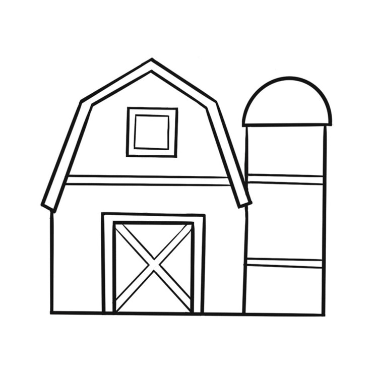 Farm Life Tiny Coloring Book