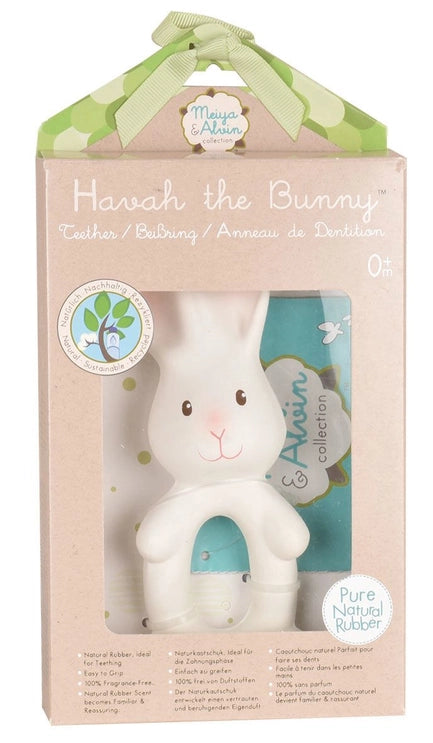 Havah the Bunny Organic Natural Rubber Teether