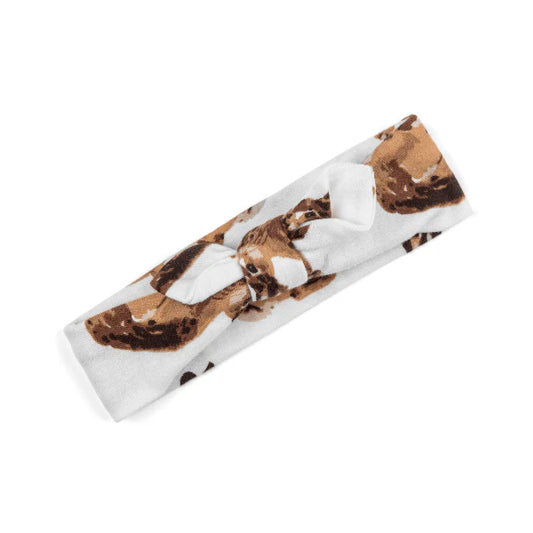 Bunny Organic Cotton Knotted Headband