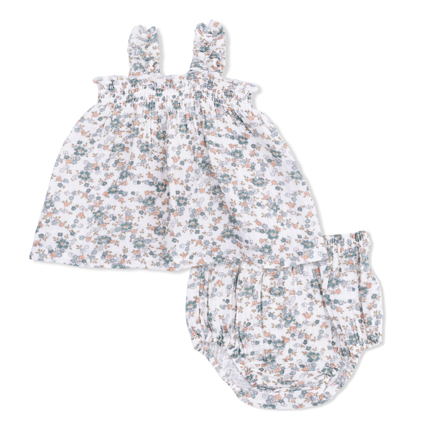 Ruffly Strap Top and Bloomer in Camille Floral