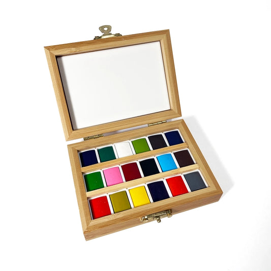 Elseware Watercolors in Bamboo Box