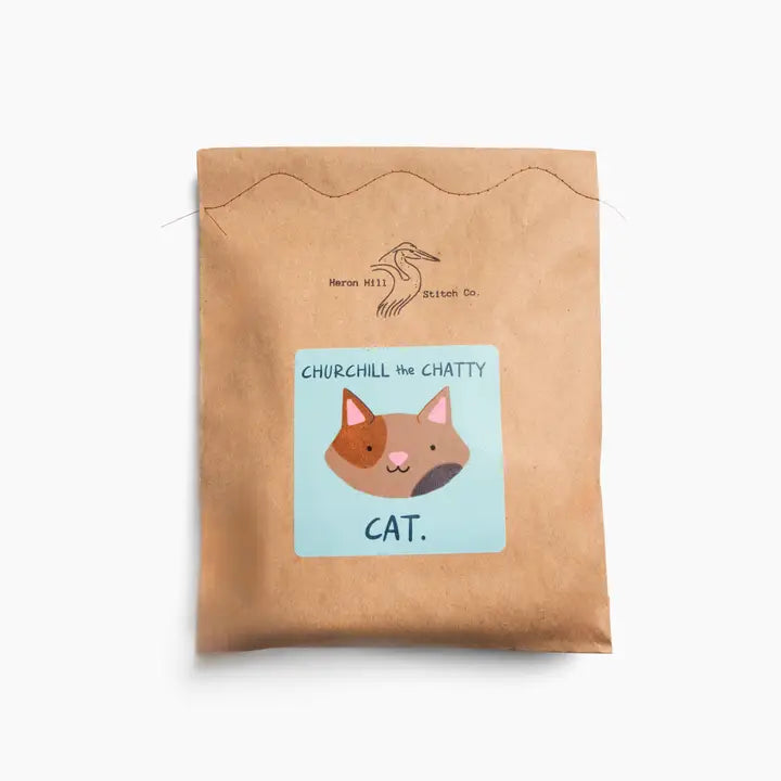 Churchill the Chatty Cat Stitch Kit