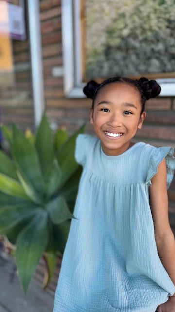 Charlotte Organic Muslin Sleeveless Dress