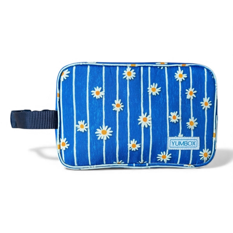 Yumbox Chill Bag + Ice Packs Daisy Stripes Blue