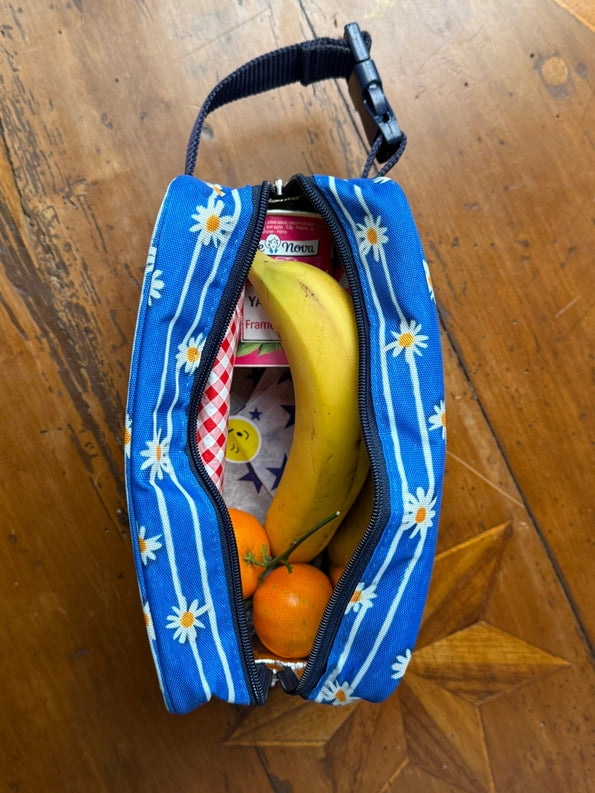 Yumbox Chill Bag + Ice Packs Daisy Stripes Blue