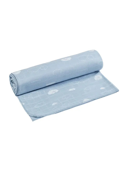 Clouds Organic Cotton Muslin Swaddle Blanket