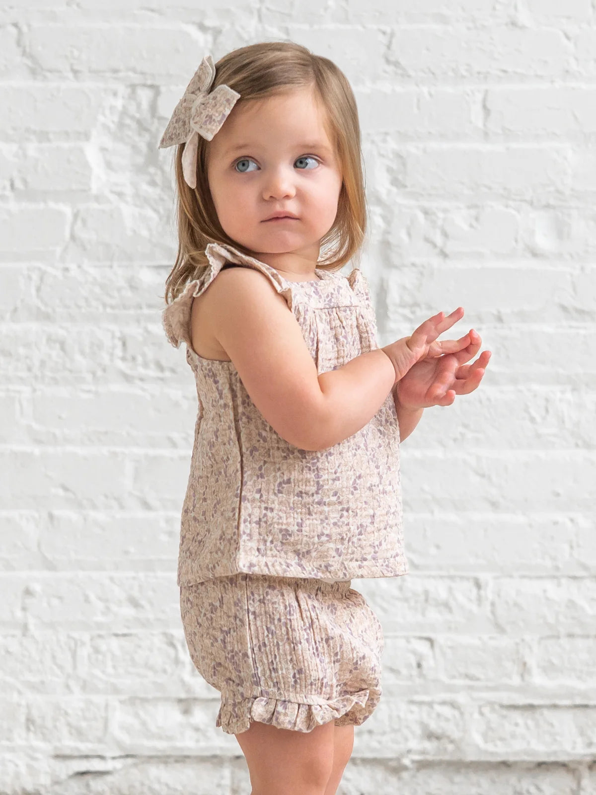 Colette Muslin Tank & Bloomer Baby Set in Vionna Floral