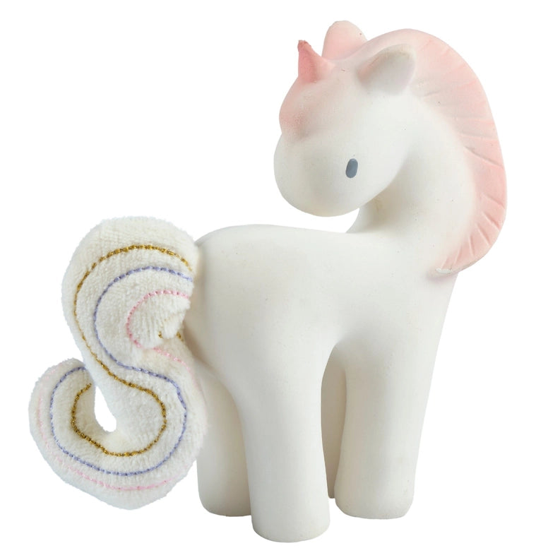 Cotton Candy Unicorn Organic Natural Rubber Teether & Rattle (Copy)