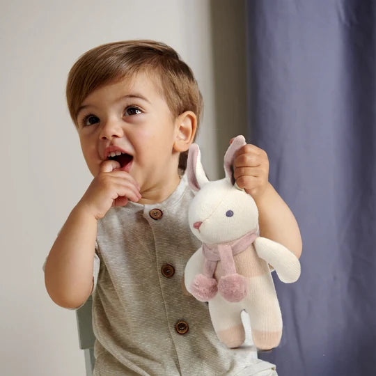 Cream Bunny Rattle