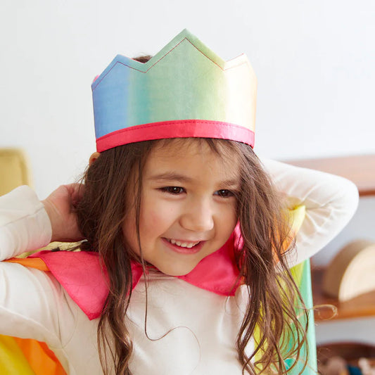 Rainbow Silk Crown