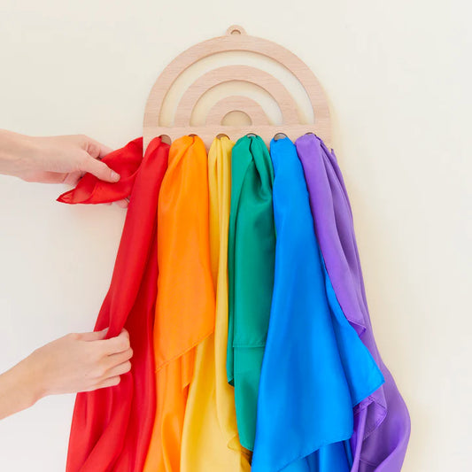 Small Rainbow Silk Display