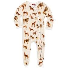 Natural Dog Organic Cotton Snap Footed Romper